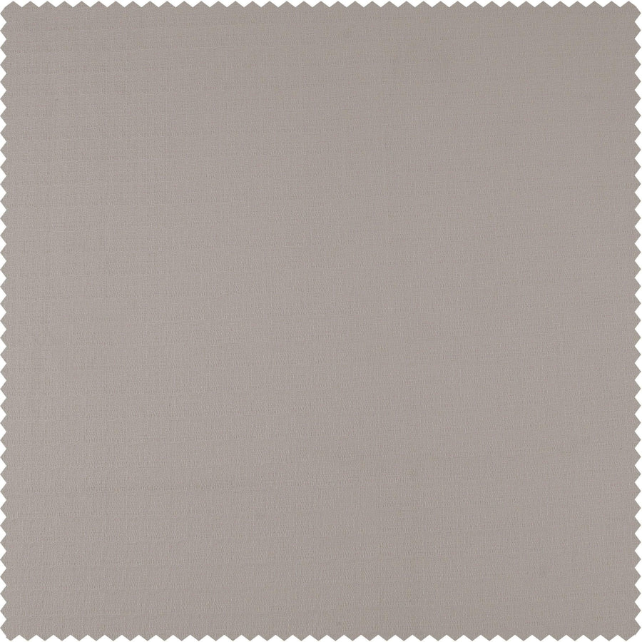 Fog Grey Textured Cotton Bark Weave Swatch - HalfPriceDrapes.com