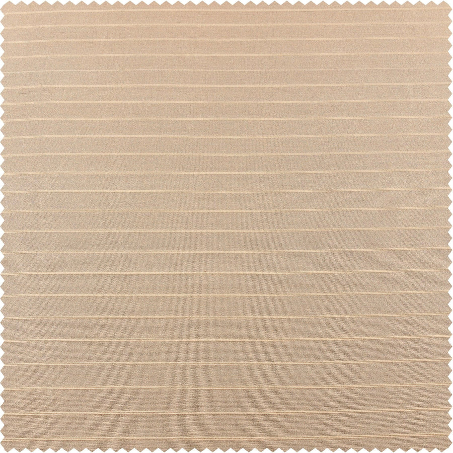 Sandcastle Tan Striped Hand Weaved Cotton Swatch - HalfPriceDrapes.com