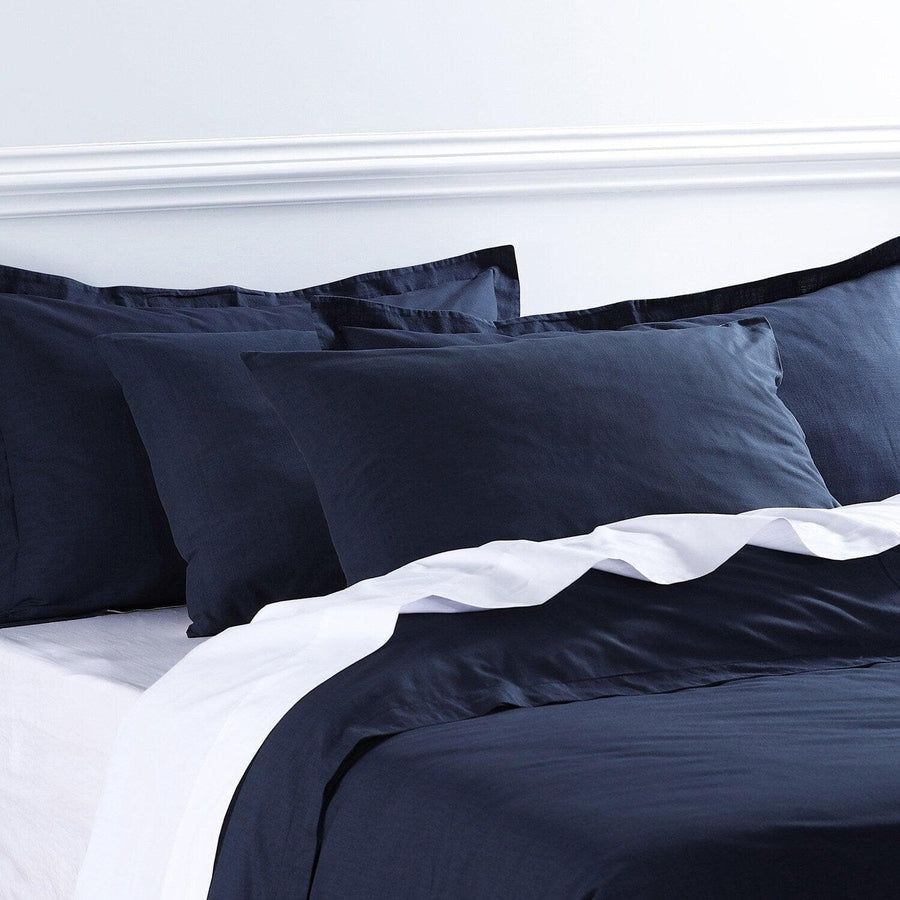 Peacoat Blue Leisure Collection Duvet & Pillow Set