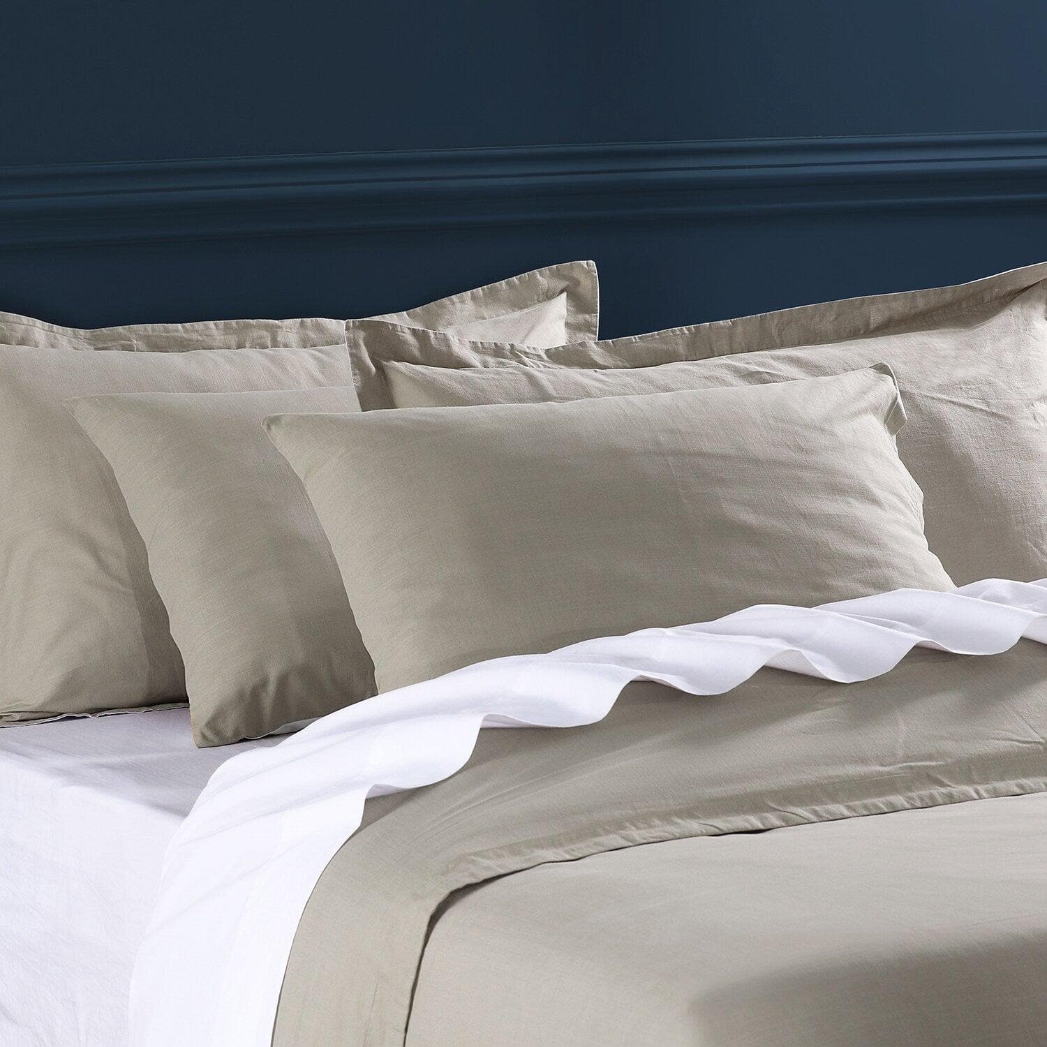 Crockery Tan Leisure Collection Duvet & Pillow Set