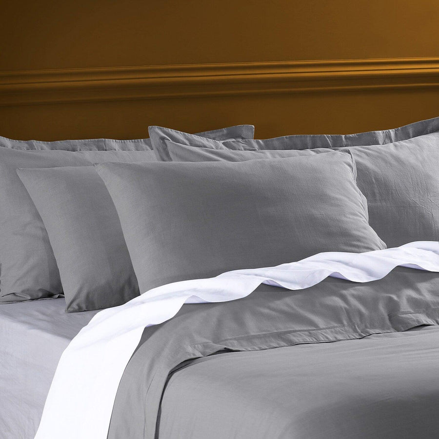 Alloy Grey Leisure Collection Duvet & Pillow Set