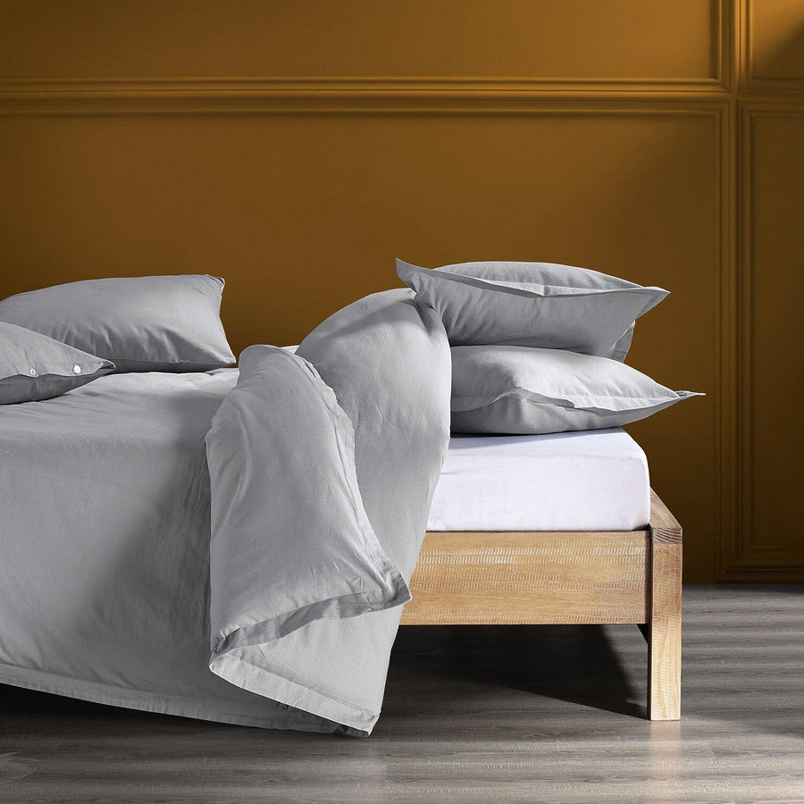 Alloy Grey Leisure Collection Duvet & Pillow Set