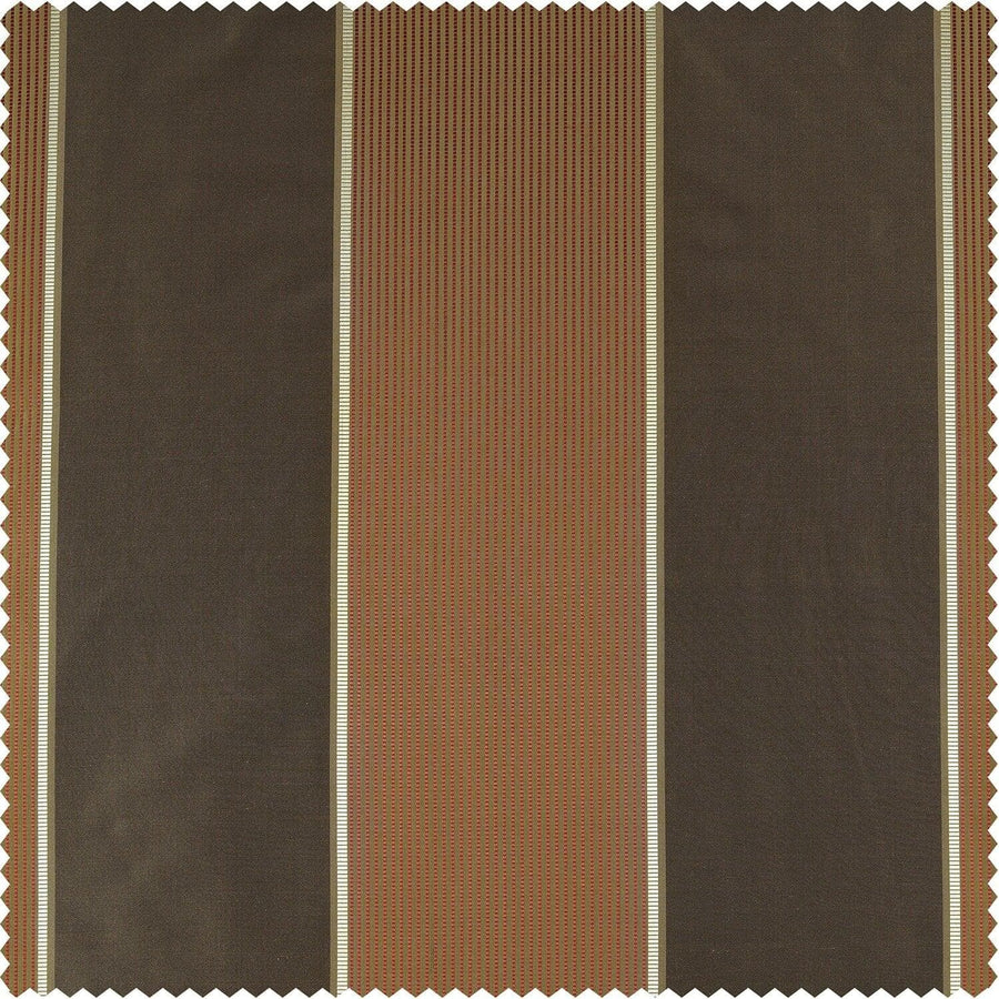 Windsor Striped Dupioni Silk Swatch - HalfPriceDrapes.com