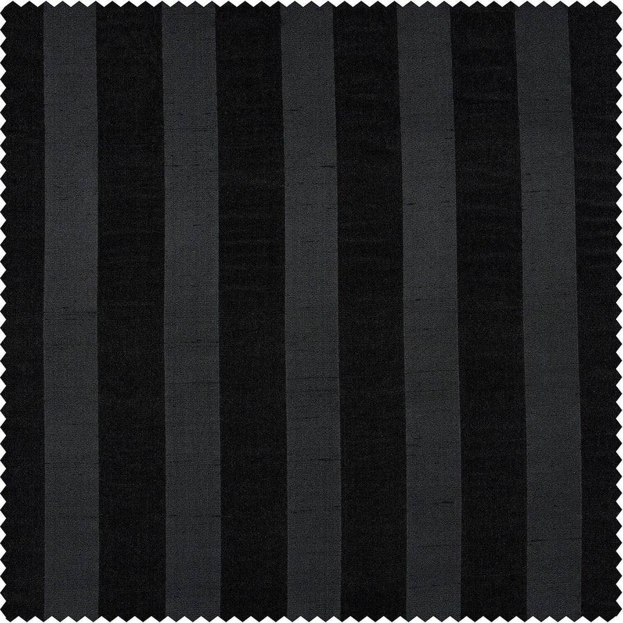 Ayya Black Striped Silk Swatch