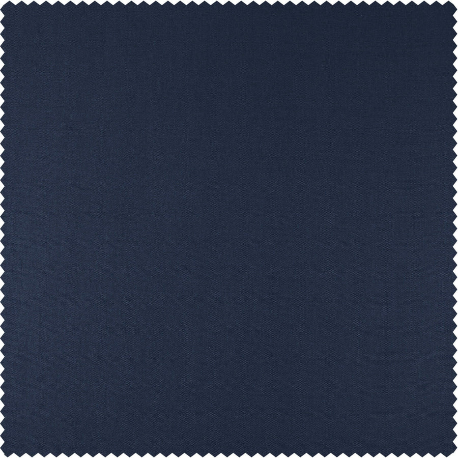 Noble Navy Dune Textured Solid Cotton Swatch - HalfPriceDrapes.com