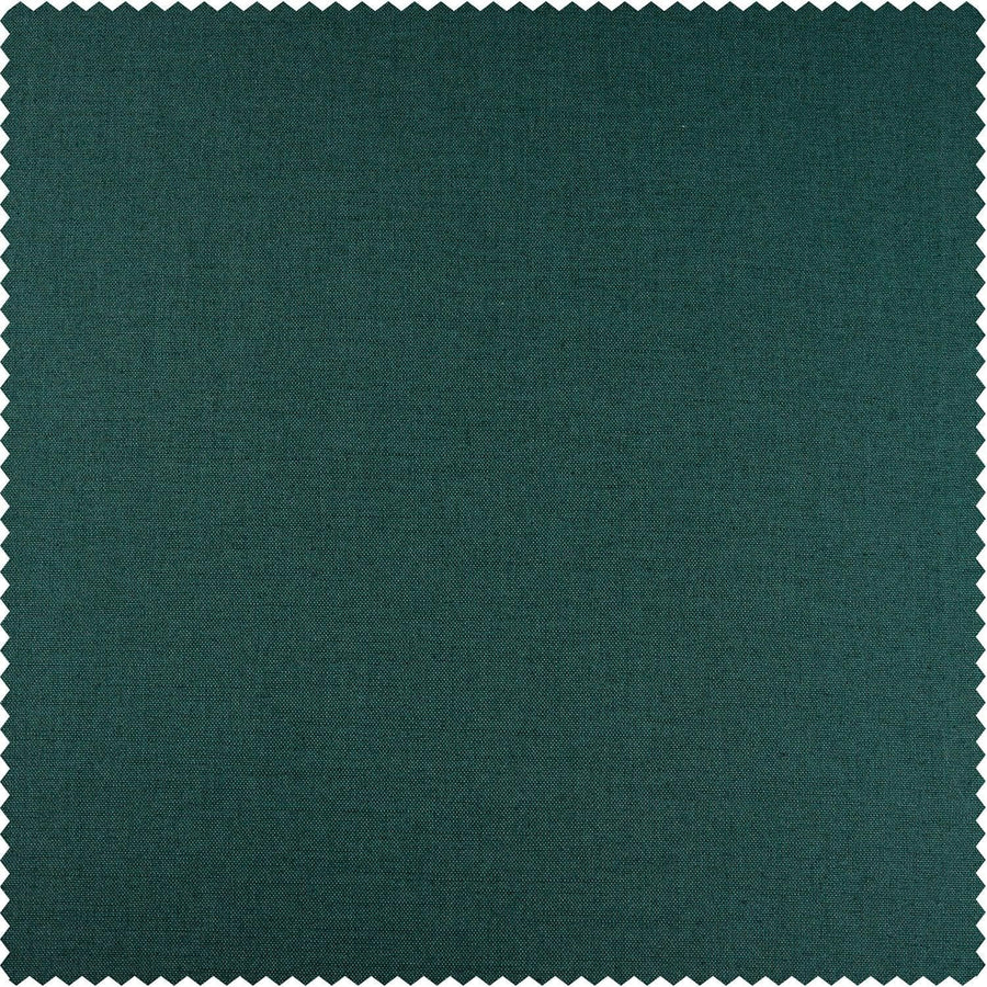 Dark Teal Dune Textured Solid Cotton Swatch - HalfPriceDrapes.com