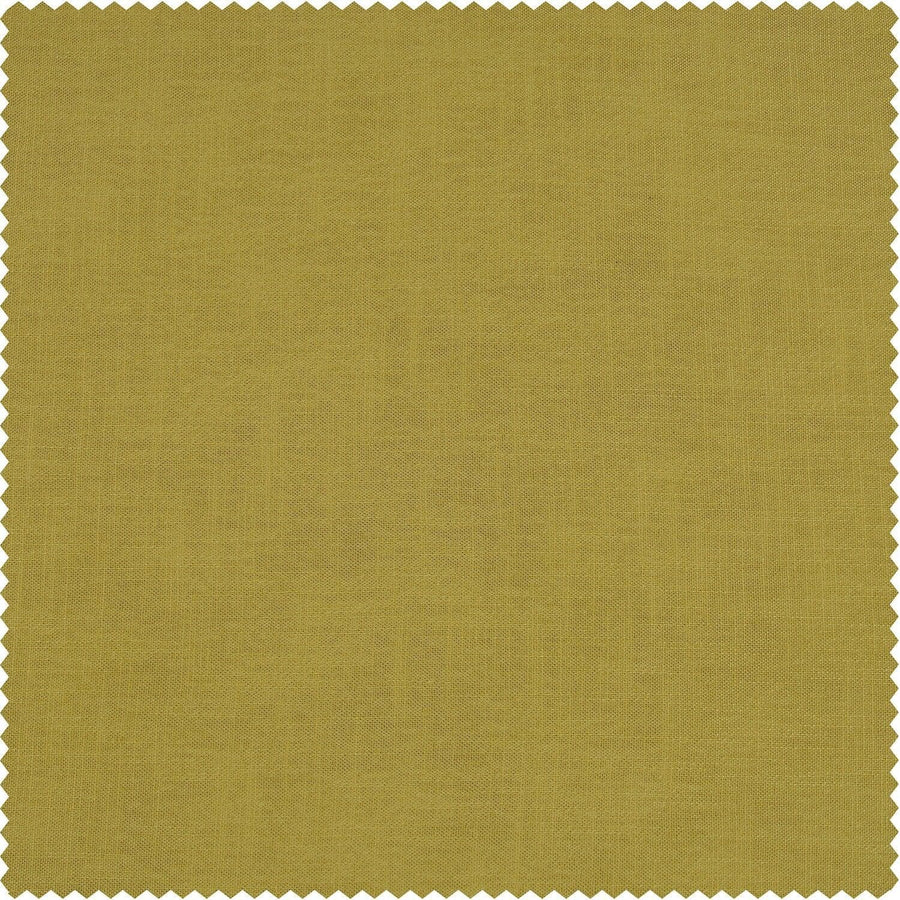 Ochre Classic Faux Linen Swatch