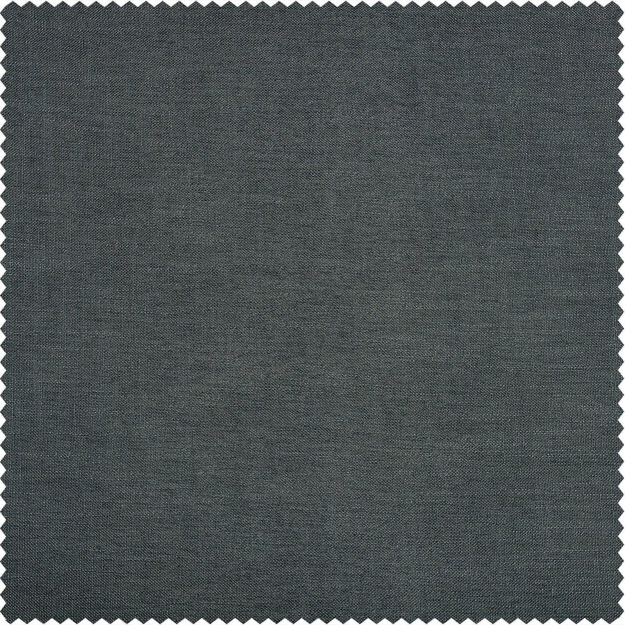 Dark Grey Classic Faux Linen Swatch