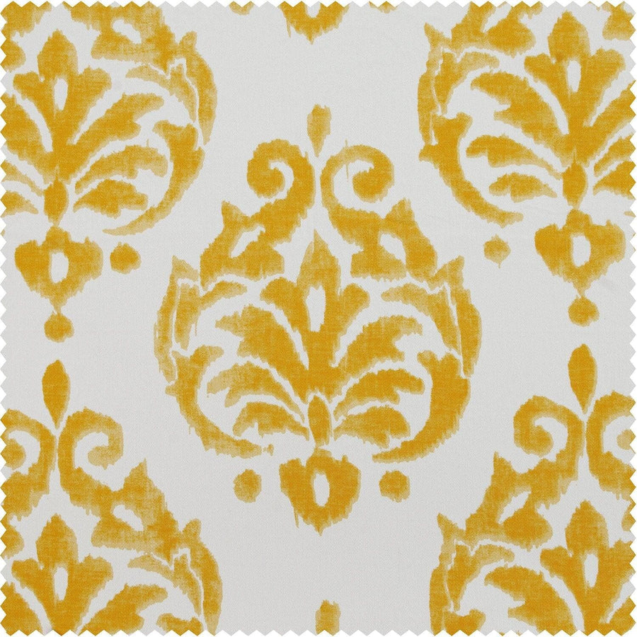 Sandlewood Gold Printed Cotton Swatch - HalfPriceDrapes.com