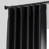 Runway Black Placid Thermal Hotel Blackout Curtain Pair (2 Panels)