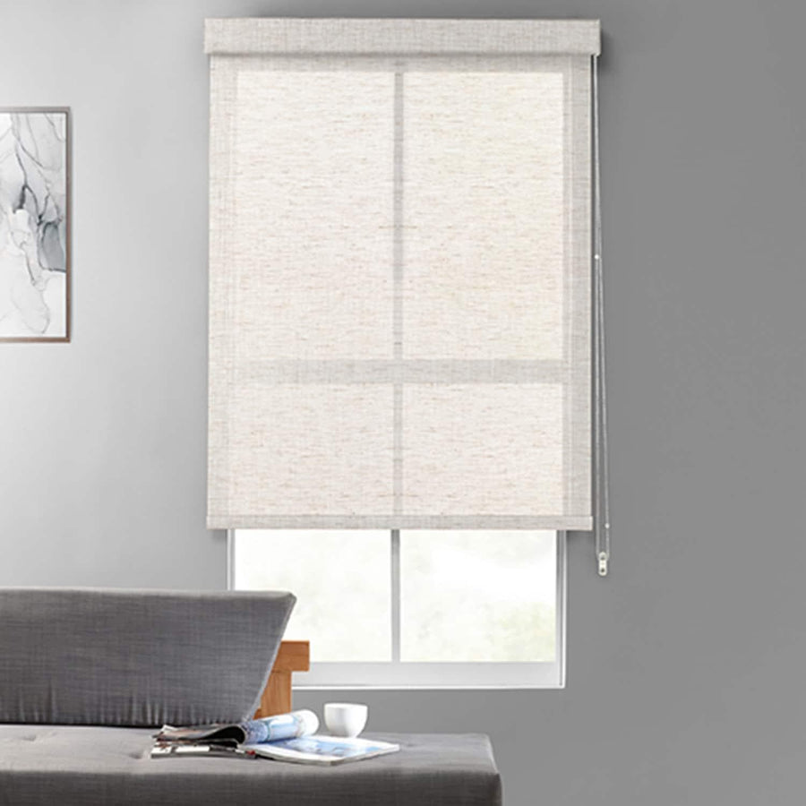 Heathered Hopsack Textured Light Filtering Roller Shades