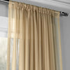 Soft Tan Extra Wide Voile Sheer Curtain - HalfPriceDrapes.com