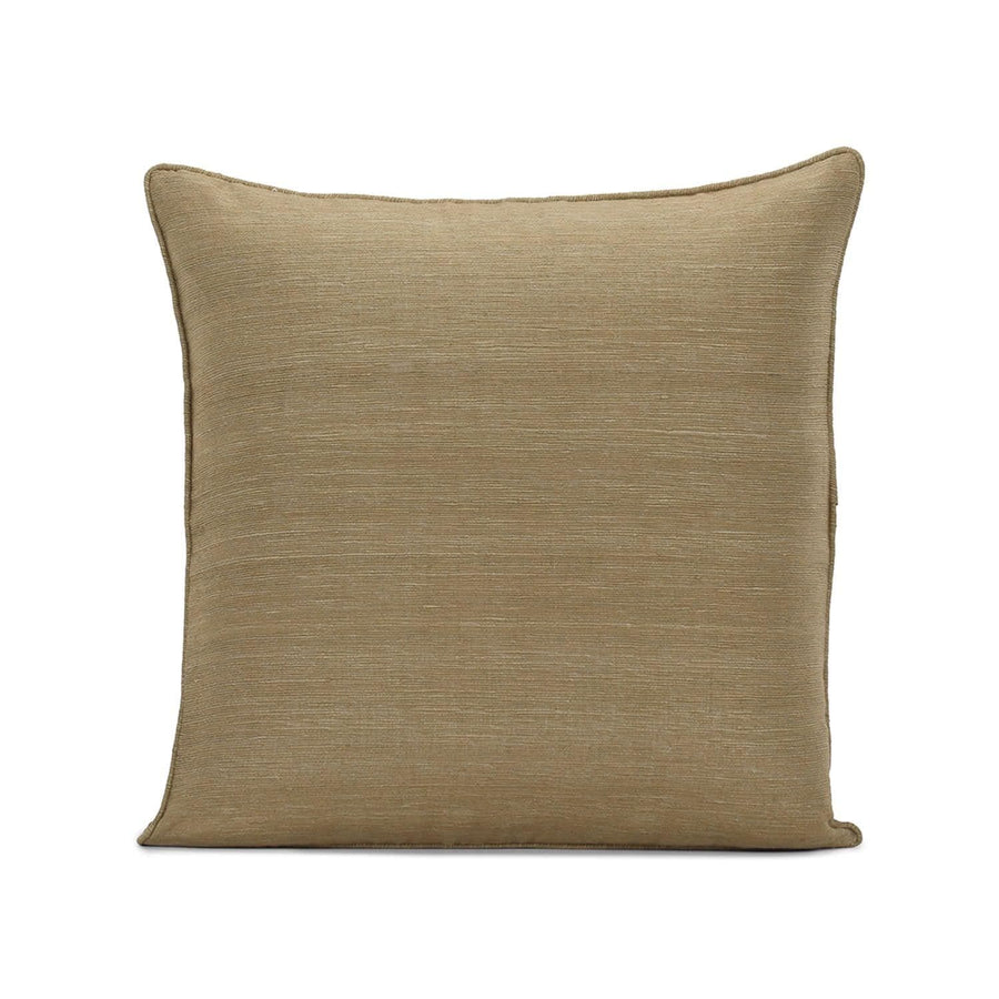 Sandalwood Raw Faux Silk Cushion Covers - Pair (2 pcs.)